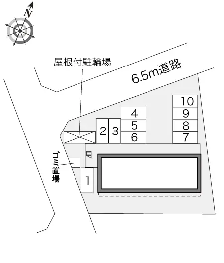 ★手数料０円★名古屋市守山区大森１丁目 月極駐車場